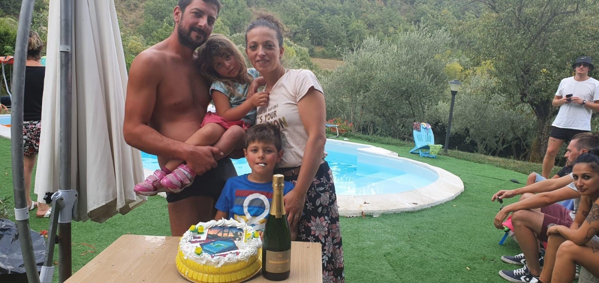 Mister Yannick Brisotto Spegne 34 Candeline Gli Auguri Della Moglie Maria Teresa E I Figli Luigi E Giulia