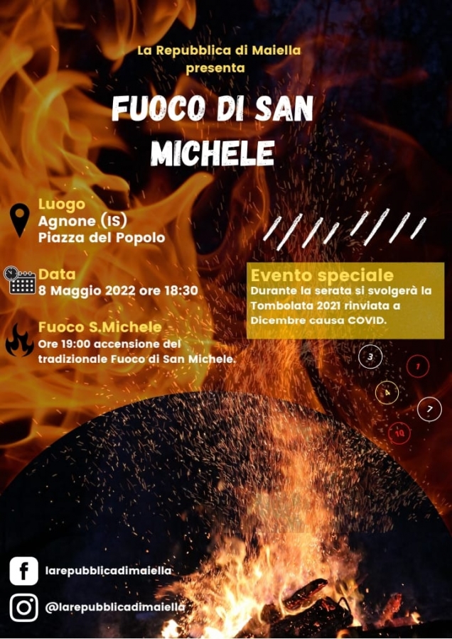 La tradizione continua L 8 Maggio a Maiella il fuoco di San Michele